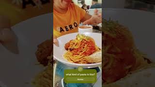 Meatball spaghetti in Amatriciana Sauce foodie amatriciana spaghetti specialsauce kfoodies [upl. by Notfol]