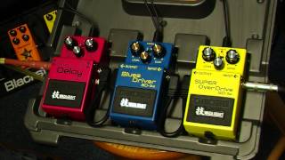 Boss Waza Craft DM2w BD2w and SD1w Pedal Demos [upl. by Enimrac]