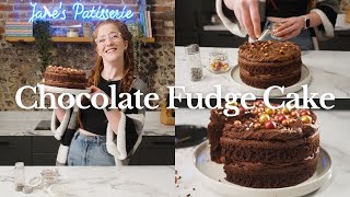 The BEST EVER Chocolate Fudge Cake Recipe  Jane’s Patisserie [upl. by Nnaeiluj872]