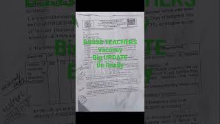 MCD DELHI TEACHERS VACANCYDSSSB TEACHER VACANCYDSSSB PRT VACANCYdsssbdsssbnoticemcd [upl. by Jallier]