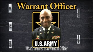 What I learned becoming a Warrant Officer [upl. by Nohj114]