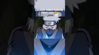 Kakashi using chidori first time 😈😈😈 [upl. by Jammin66]