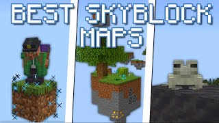 The Best Skyblock Maps in Minecraft Bedrock [upl. by Christianna]