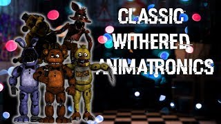 FNAF  Speed Edit Making Classic Withered Animatronics [upl. by Darbie453]