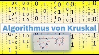 Der Algorithmus von Kruskal  Minimal aufspannender Baum [upl. by Jat]