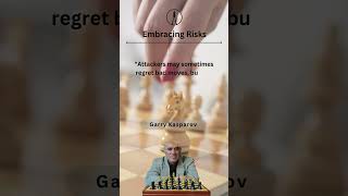 Garry Kasparov Embrace Risks to Achieve Greatness in Chess ♟️💪 chess chessmotivation [upl. by Berga]