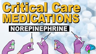 Norepinephrine Levophed  Critical Care Medications [upl. by Chaworth]