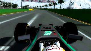 rF F1 2014  Lewis Hamilton onboard Melbourne [upl. by Naloc]