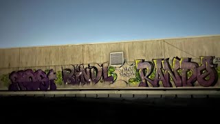 SRT spraying roof tops FROST BNDL RANDO  Atlanta Graffiti [upl. by Enimsaj]