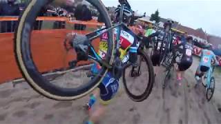 Elite Women Cyclo Cross Gullegem 5 Jan 19 [upl. by Yenruogis]