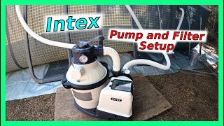 Intex Pump and Filter setup Intex sf901101 [upl. by Itoc]