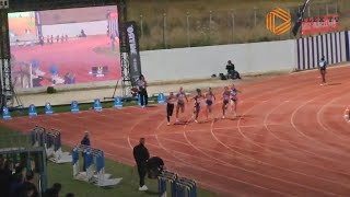 Rekord Srbije u štafeti 4x100m žene  4462s  LukićIlićVretaTirnanić  Atina 2024 [upl. by Ardnossak]