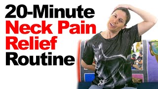 20Minute Neck Pain Relief Routine with RealTime Stretches amp Exercises [upl. by Armelda858]