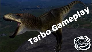 Tarbosaurus Gameplay in the New Uplands Map Prior Extinction  Uplands Ecosystem [upl. by Adas]