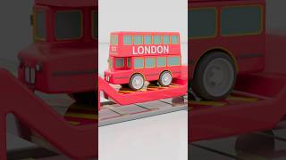 School bus amp Double Decker Bus for Toddlers babyshorts toytransporter [upl. by Albertina]