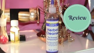 ORS HERBAL CLEANSE DRY SHAMPOO REVIEW [upl. by Adnocahs]