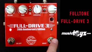 Fulltone Fulldrive 3 20th Anniversary LIMITED   NOW SHIPPING [upl. by Geanine273]