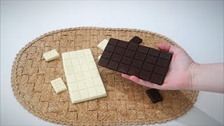 Si te pergatisim cokollate te zeze dhe te bardhe ne shtepi njesoj si e blereHomemade chocolate [upl. by Franzen]