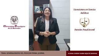 DERECHO PENAL JUVENIL TERCER EVALUACION [upl. by Einaoj]