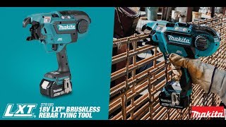 DTR180 18V LXT LithiumIon Brushless Cordless Rebar Tying Tool [upl. by Averir310]