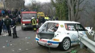 Kubica Crash in Rally di Andora 2011 NEW FOTO [upl. by Sarita744]