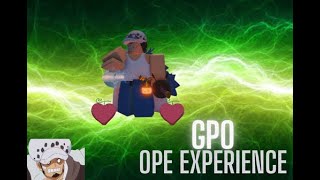 GRAND PIECE ONLINE Ope fruit experience [upl. by Bliss91]