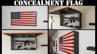 How to make a SIMPLE Concealment AMERICAN FLAG  DIY Christmas Gift Idea [upl. by Colene]