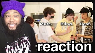 LARRAY DEAF BLIND MUTE WITH TRIPLETS  REACTION [upl. by Drarehs]