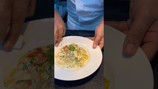 Fettuccine pasta dish for commi food trail  Simple pasta dish for beginners [upl. by Irt]