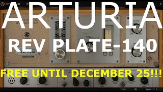 Rev Plate140 reverb  Arturias X mas gift FrUk subs test on synths and bass NO SHORT SOUNDS [upl. by Eelorac]