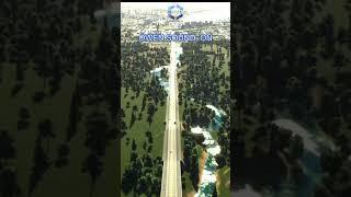 Cities Skylines 2  Realistic Owen Sound Ontario Canada City Build Overfly [upl. by Yelssew835]