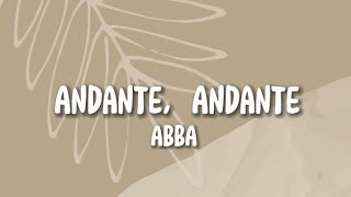 ABBA  Andante Andante Lyrics [upl. by Ayatan]