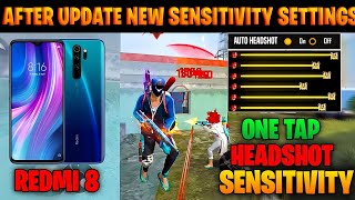 REDMI 8 FREE FIRE 📱 SETTINGSSENSITIVITYCUSTOM HUDDPI ⚙️ REDMI 8 FREE FIRE HIGHLIGHTS 🎯 [upl. by Aretak]