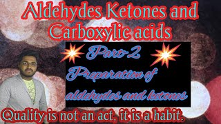 Aldehydes Ketones and Carboxylic acidsPart2 [upl. by Eliathas442]