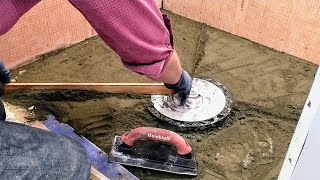 New Build Shower Install Part 1 Schluter Kerdi Membrane Drain Dry Pack  DIY OffGrid Home 57 [upl. by Ynaffet]