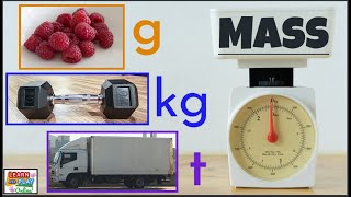 Mass Grams Kilograms and Tonnes for Kids [upl. by Betsy]