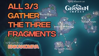 Gather the Three Fragments  Puzzles Guide  Enkanomiya Region  Genshin Impact 24 [upl. by Kirstin]