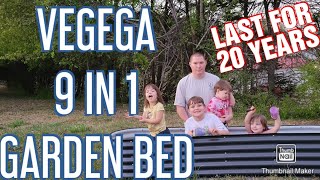 VEGEGA 9 IN 1 RAISED GARDEN BED REVIEW TTPC10 FOR 10 OFF [upl. by Jerman974]