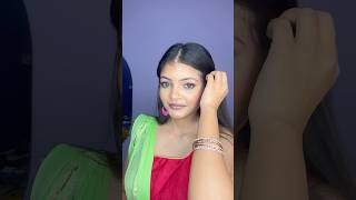 Teri chunariya makeup transformation 😇makeup tutorial trend song makeuplover shorts yt you [upl. by Ellenod]