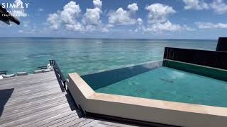 Ozen Reserve Bolifushi Maldives  Ocean Pool Suite Room Tour [upl. by Maxma491]