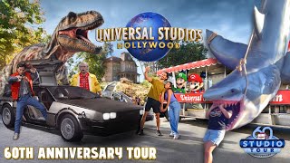 Universal Studios Hollywood 60 Anniversary New Special Interactive Studio Tour Rides and More [upl. by Onivag889]