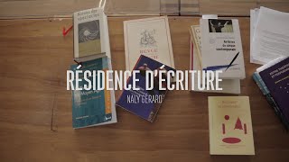 Résidence décriture  Naly Gérard [upl. by Ahsetal]