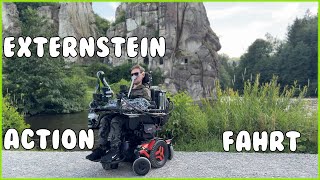 Externstein Vlog im Rollstuhl mit Offroad Test🏔😎🤩 [upl. by Cardon]