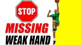 MASTER Weak Hand Layups IN 2 DAYS Basketball Drills [upl. by Thema]