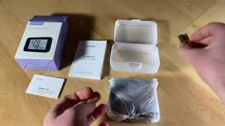 HYLOGY Handgelenk Blutdruckmessgerät Digital Vollautomatisch Slim Portabel unboxing und Anleitung [upl. by Rephotsirhc]