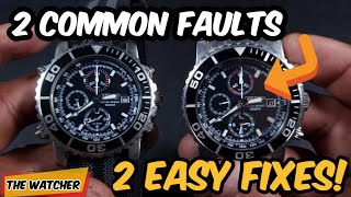 Chronograph FAILURE  Easy Fixes  The Watcher [upl. by Amice]