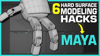 6 Maya Hard Surface Modeling Hacks [upl. by Lamberto942]