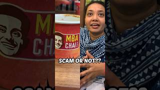 MBA Chaiwala SCAMMER or NOT🤔  Minivlog 14  shorts minivlog mbachaiwala prafullbillore [upl. by Orimlede]