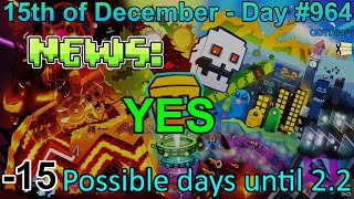 Daily Geometry Dash 22 Update Day 964 [upl. by Aisyram659]