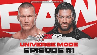 WWE 2k22 Universe Mode  quotThe ReLaunch  New Rosters Champions amp Storylinesquot PS5XSX Gameplay [upl. by Garrity]